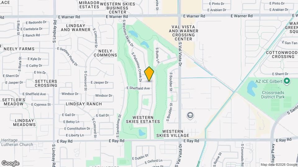 1401 E Jasper Dr Map and Location Details