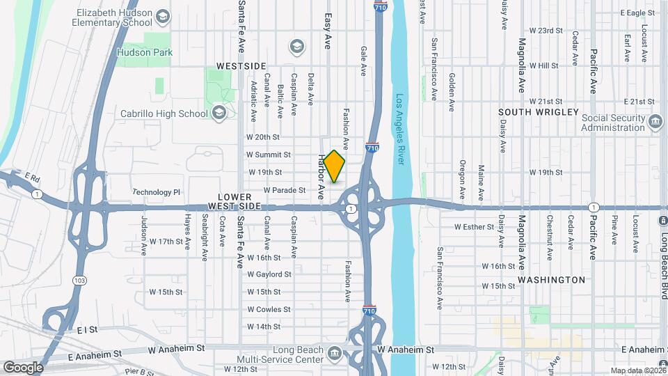 1327 W Parade St Map and Location Details