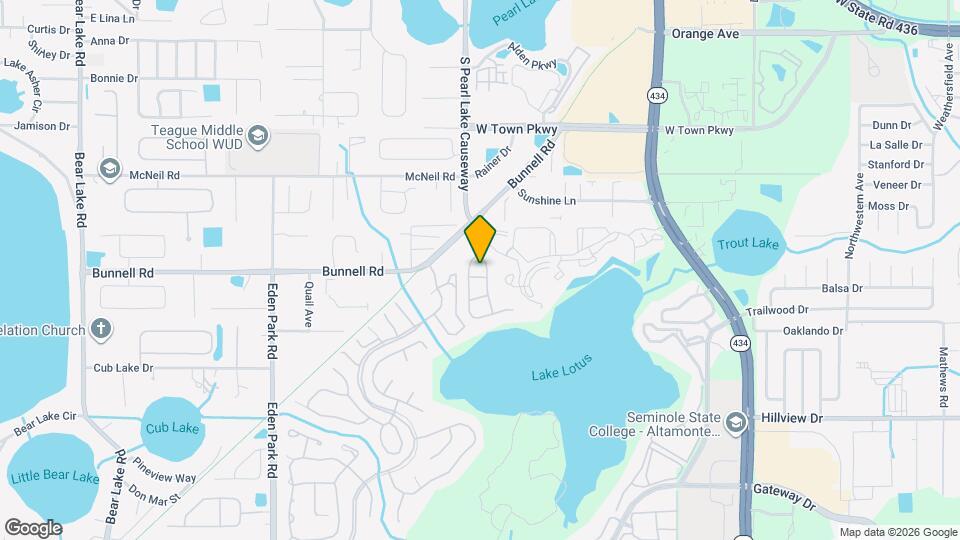 580 Brantley Terrace Map and Location Details