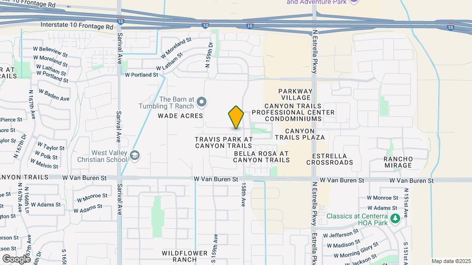 15814 W Fillmore St Map and Location Details