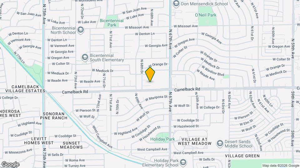 6810 W Pasadena Ave Map and Location Details