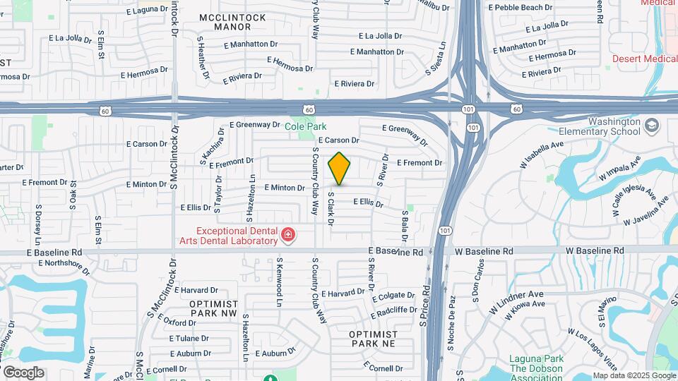 2035 E Minton Dr Map and Location Details
