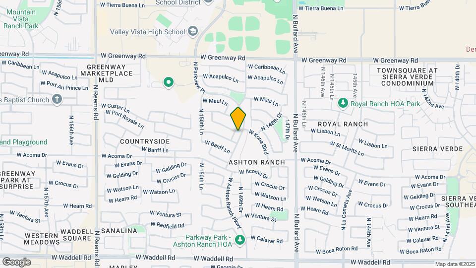 14755 N 149th Dr Map and Location Details