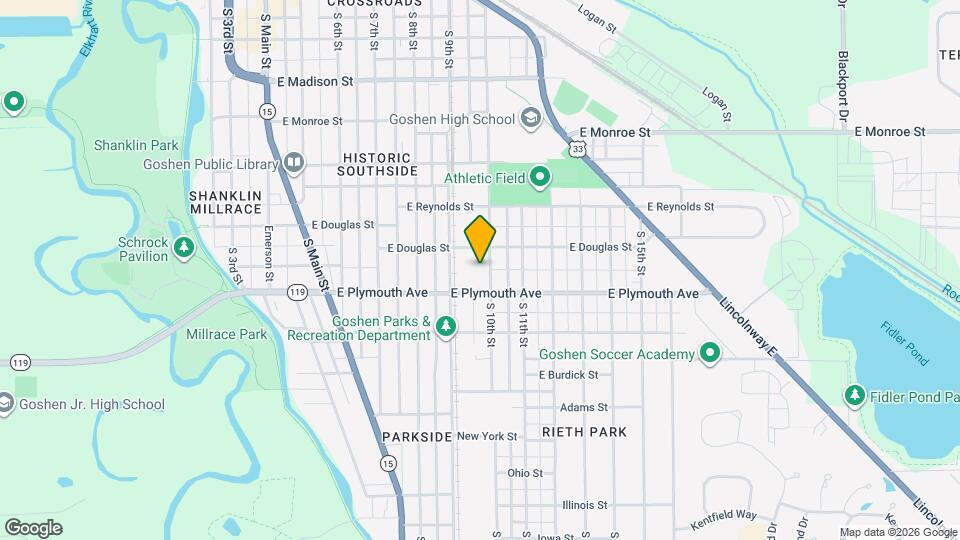 620 E Douglas St Map and Location Details