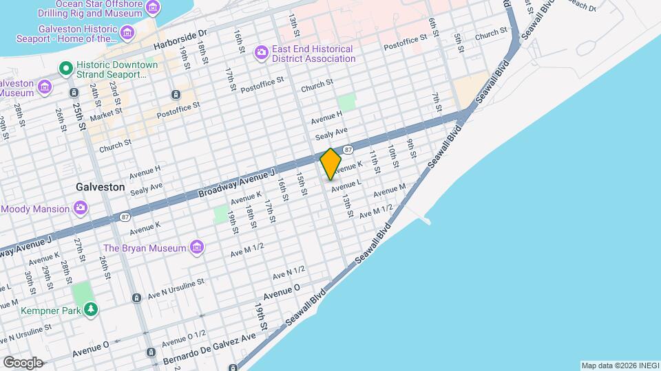 1320 Avenue L Map and Location Details