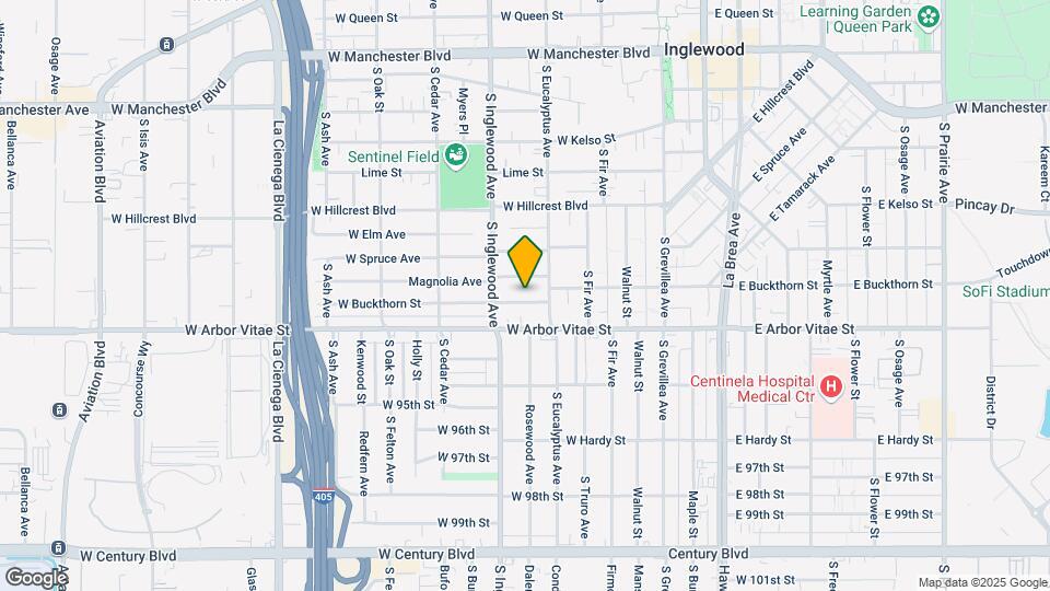 323 W Buckthorn Map and Location Details