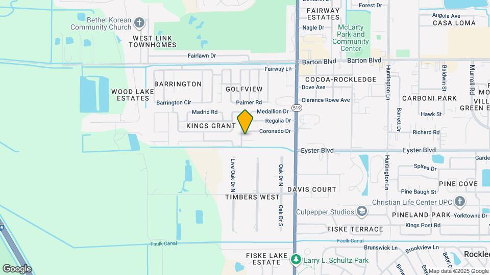 1034 Hermosa Dr Map and Location Details
