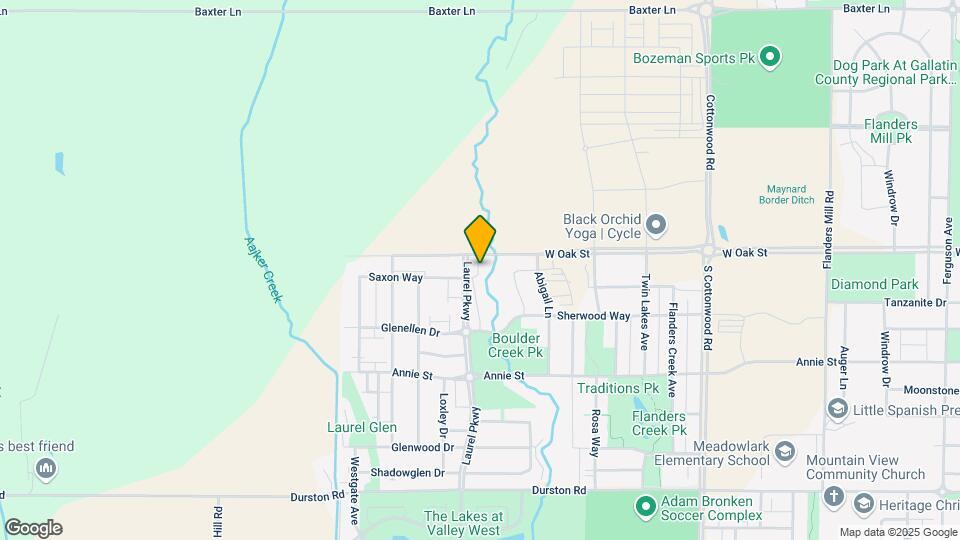 1240 Baxter Creek Way Map and Location Details