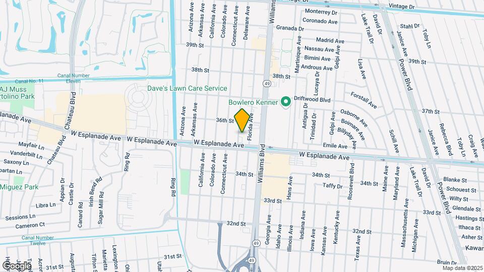 3520 Delaware Ave Map and Location Details