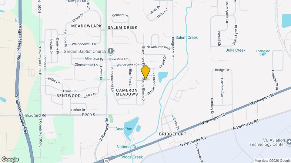 1929 Orchid Bloom Dr Mapa y Detalles de la Ubicación