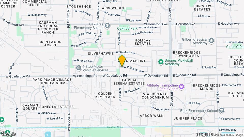 828 N Pine Ct Mapa y Detalles de la Ubicación