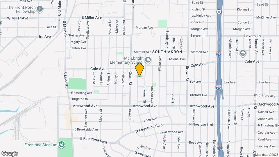 1221 Girard St Map and Location Details