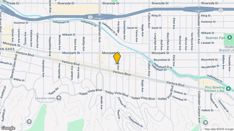 4331 Allott Ave Map and Location Details