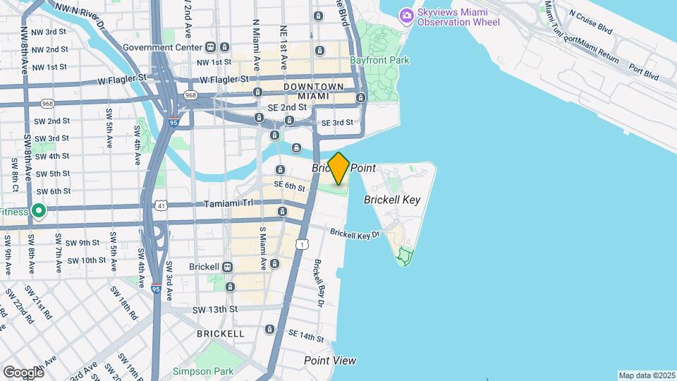 501 Brickell Ave Map and Location Details