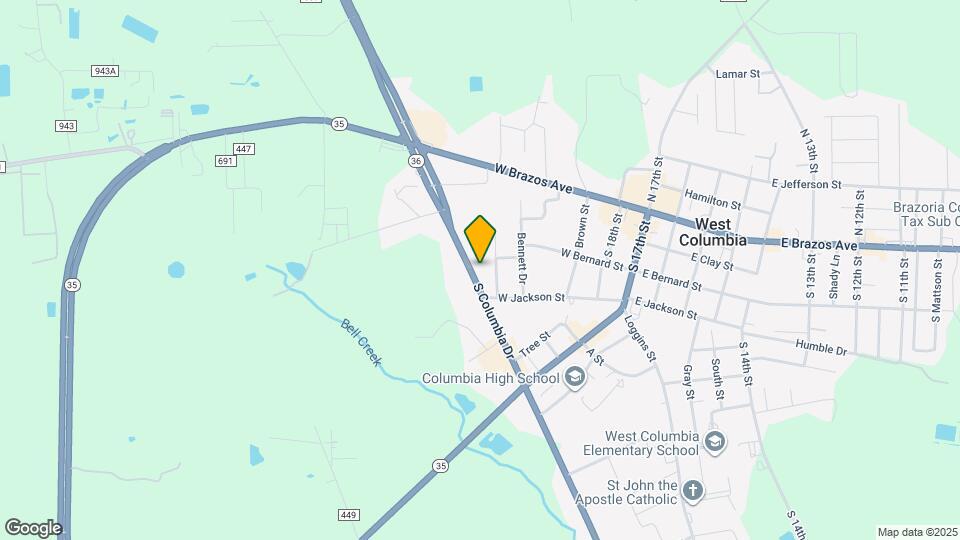 421 S Columbia Dr Map and Location Details