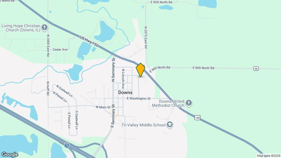 305 Woodlawn St Map and Location Details