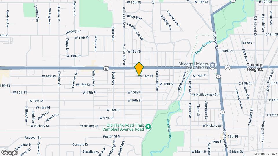 274 W 14th Pl Map and Location Details