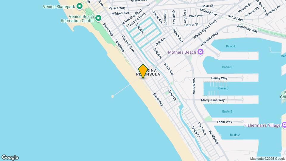 3115 Ocean Front Walk Map and Location Details