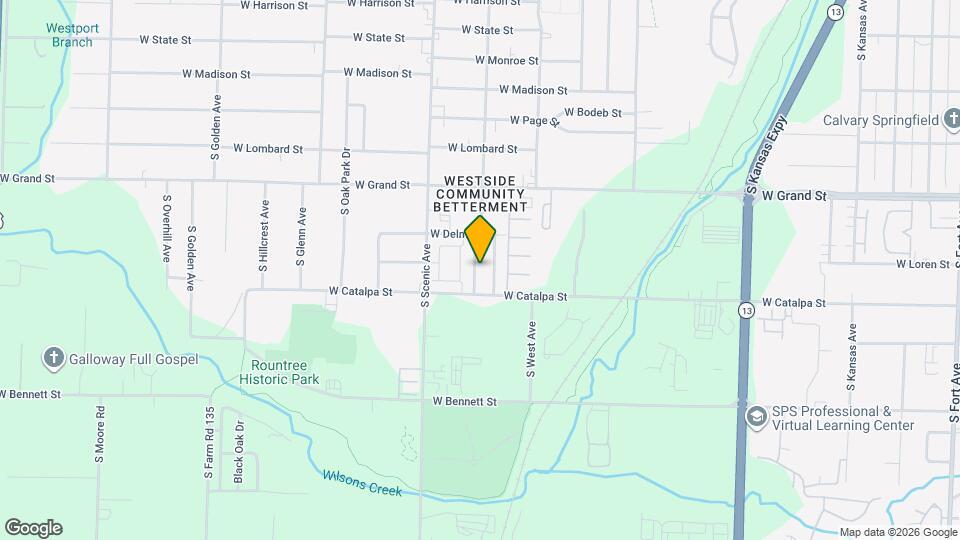 1130 S Clifton Ave Map and Location Details