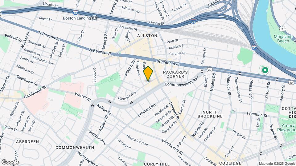 19 Glenville Ave Map and Location Details