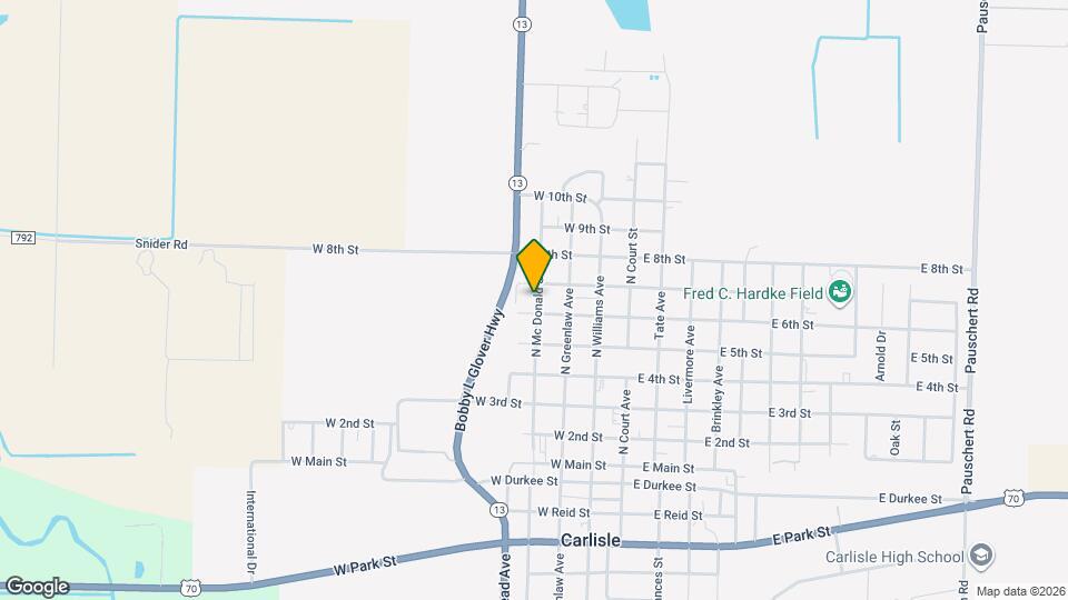 611 Willard D Lewis St Map and Location Details