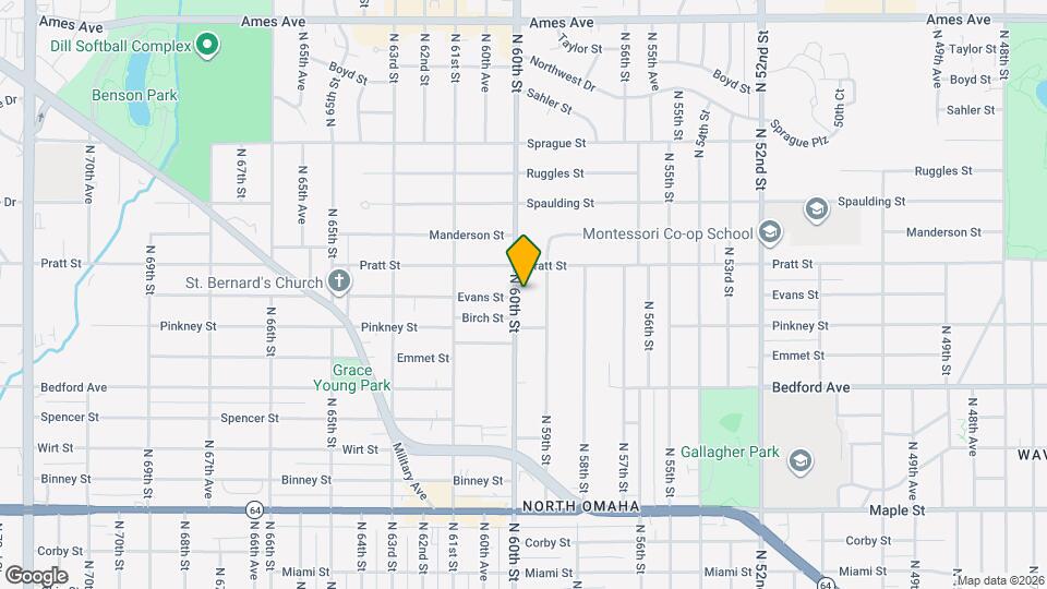 3603 N 60th St Mapa y Detalles de la Ubicación