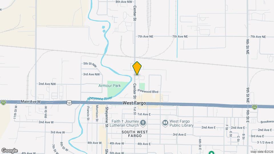 61 Center St Map and Location Details