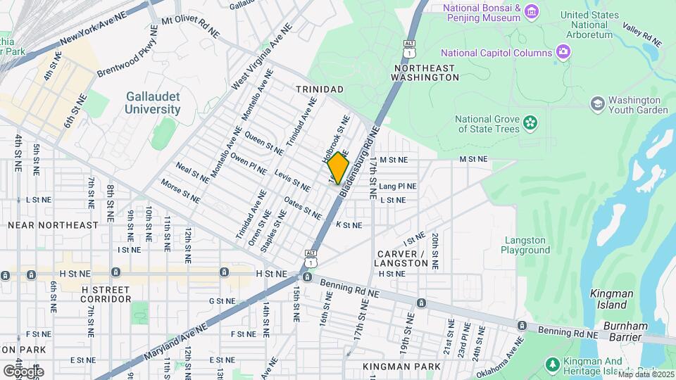 1100 Bladensburg Rd NE Map and Location Details