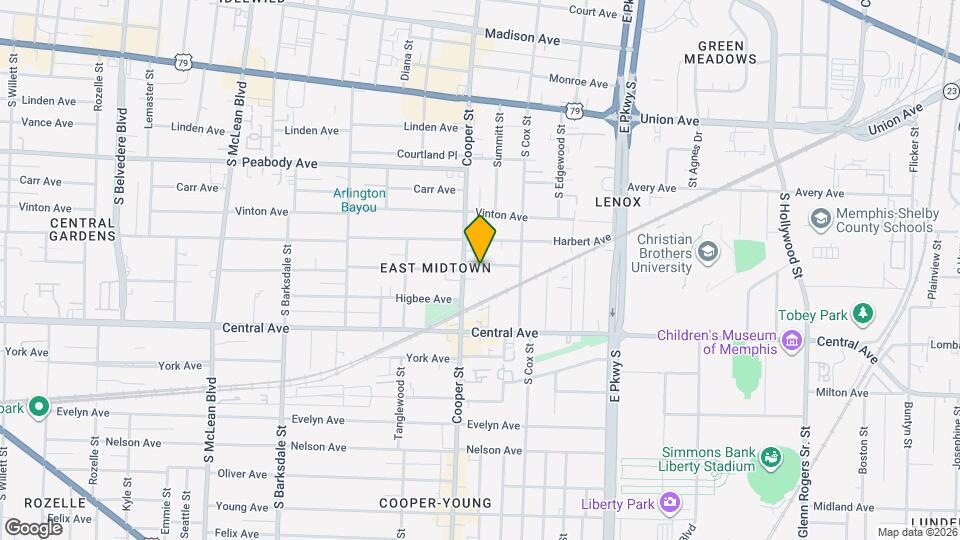 2159 Cowden Ave Map and Location Details