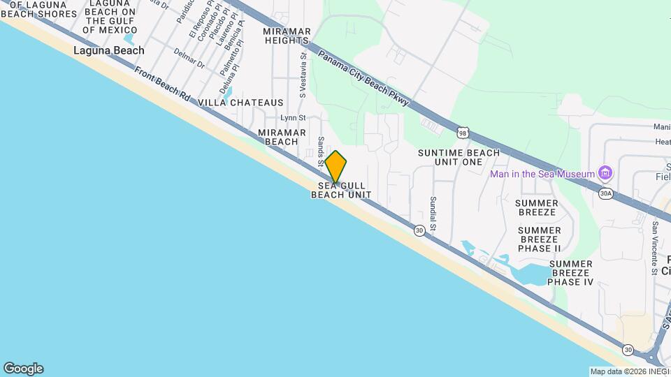 17735 Front Beach Rd Map and Location Details