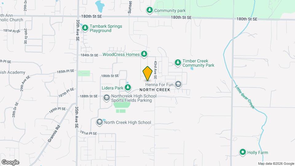 18721 42nd Ave SE Map and Location Details