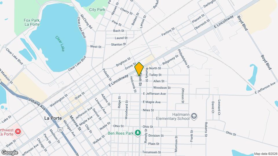 206 Scott St Map and Location Details