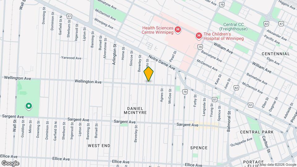 701 Wellington Av Map and Location Details