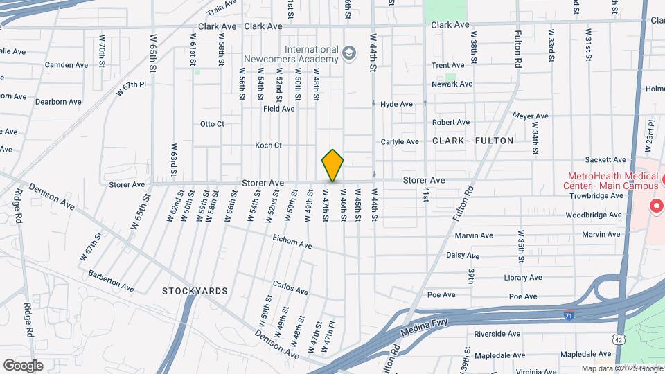 4629 Storer Ave Map and Location Details