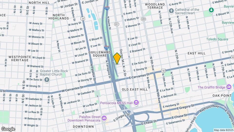 1020 N Hayne St Map and Location Details