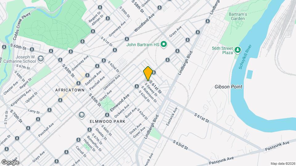 2521 S Dewey St Map and Location Details