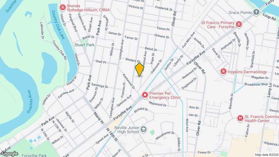 1811 Sherwood Ave Map and Location Details