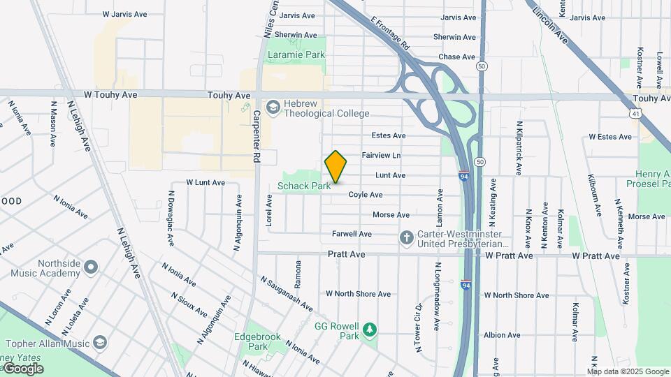 5136 Coyle Ave Map and Location Details