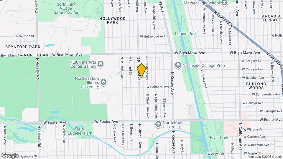 5429 N Kimball Ave Map and Location Details