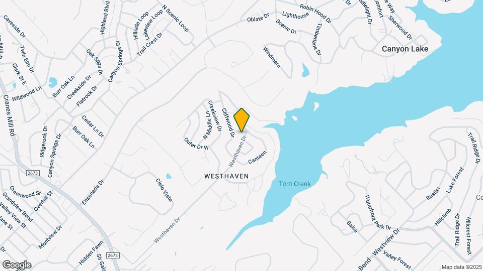 1211 Westhaven Dr Map and Location Details