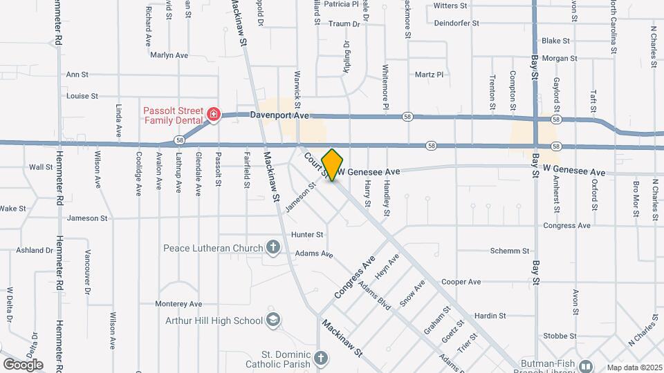 3337 Court St Map and Location Details