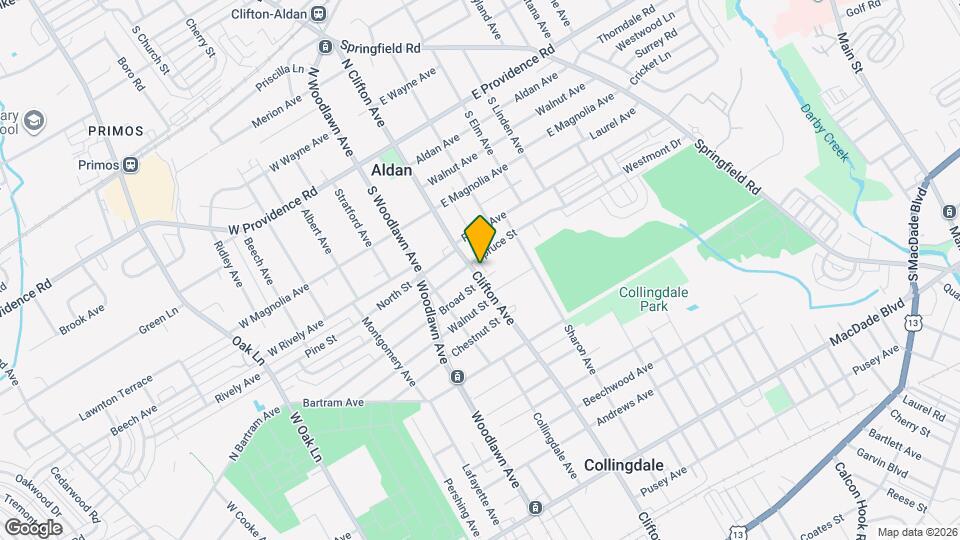 1011 Clifton Ave Map and Location Details