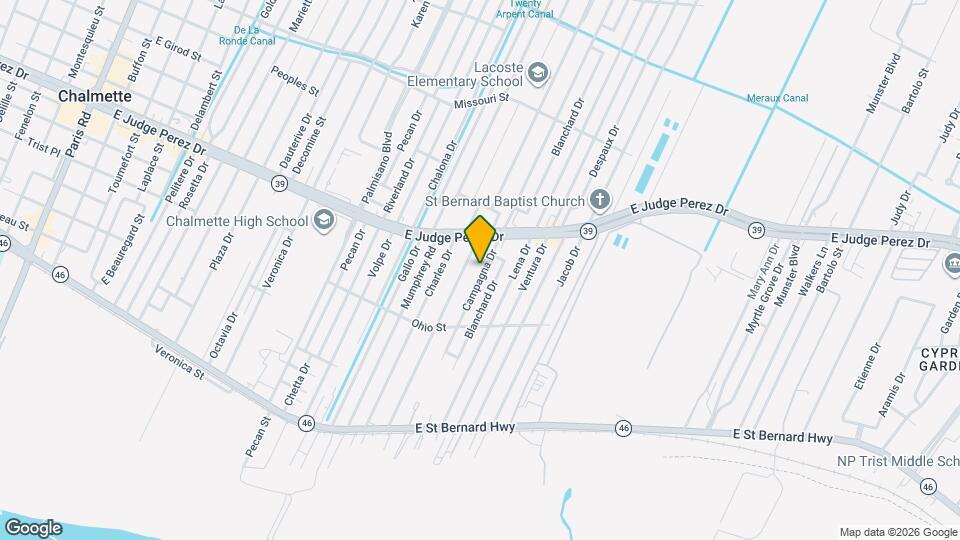 2500 Campagna Dr Map and Location Details