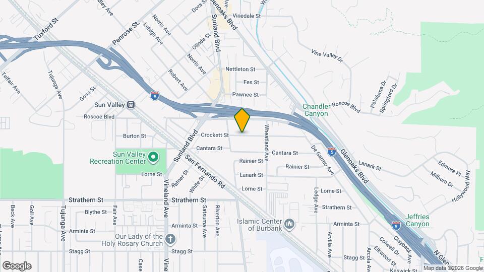 10730 Crockett St Map and Location Details