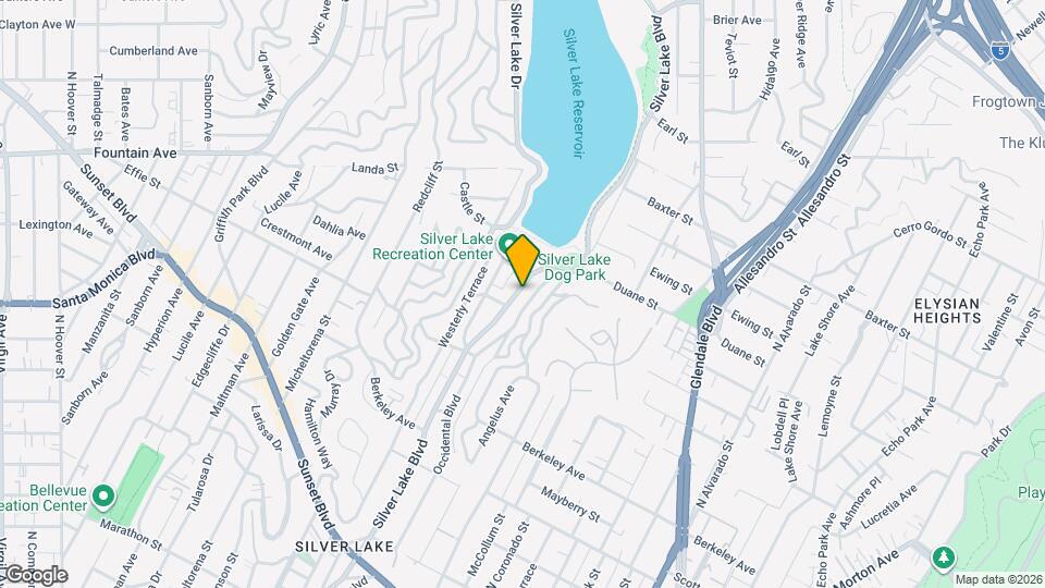 1826 Silver Lake Blvd Map and Location Details