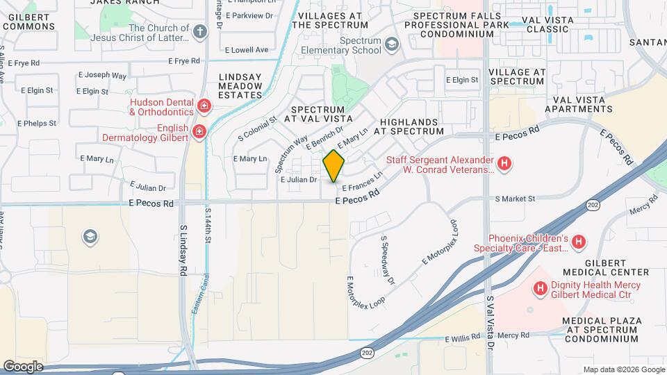 3161 S Southwind Dr Mapa y Detalles de la Ubicación