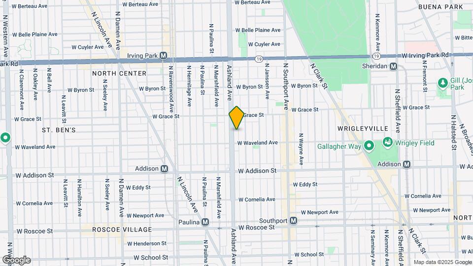 3721 N Ashland Ave Map and Location Details