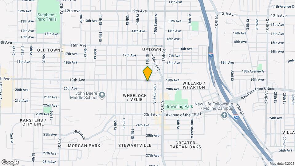 1918 15th St Map and Location Details