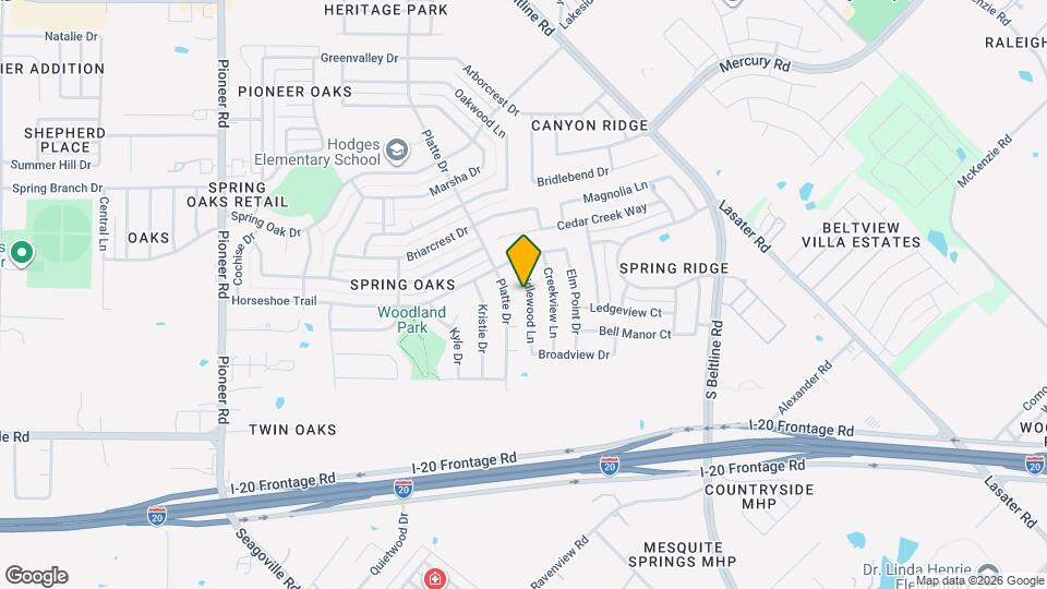 4625 Bridlewood Ln Map and Location Details