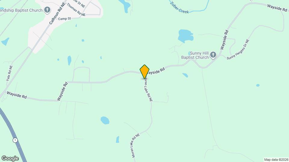 1077 Moran Lake Rd NE Map and Location Details